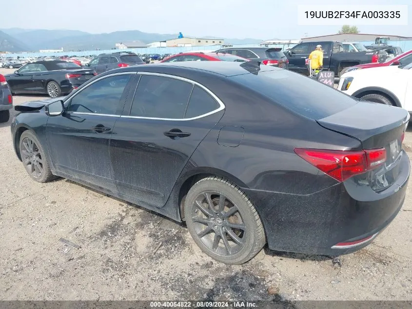 19UUB2F34FA003335 2015 Acura Tlx V6