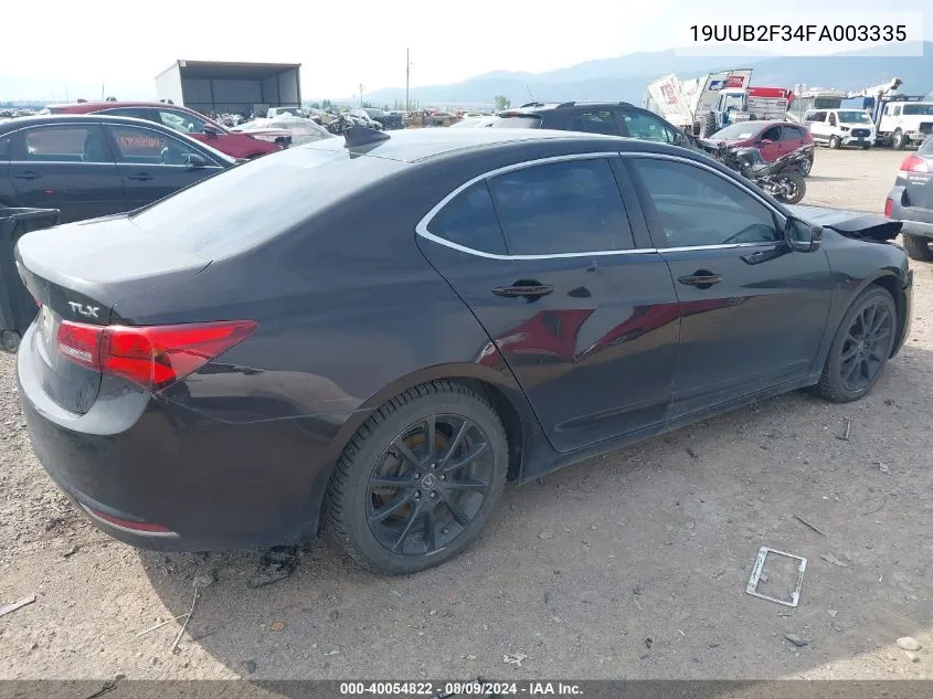 19UUB2F34FA003335 2015 Acura Tlx V6