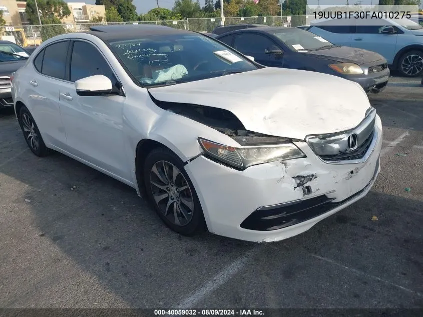 2015 Acura Tlx VIN: 19UUB1F30FA010275 Lot: 40059032