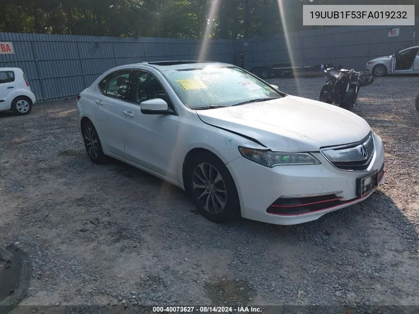 19UUB1F53FA019232 2015 Acura Tlx Tech