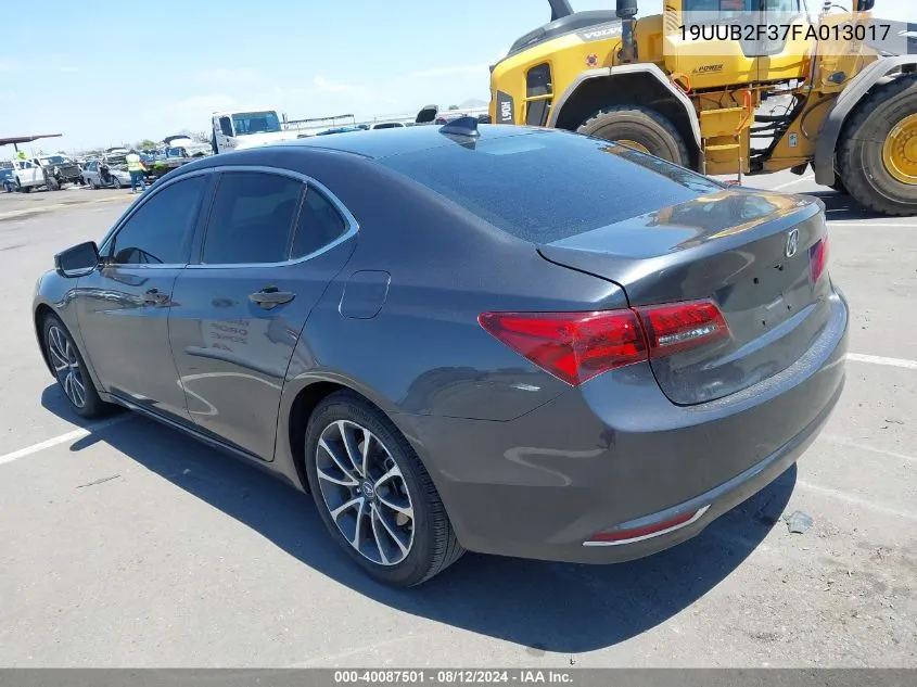 2015 Acura Tlx V6 VIN: 19UUB2F37FA013017 Lot: 40087501