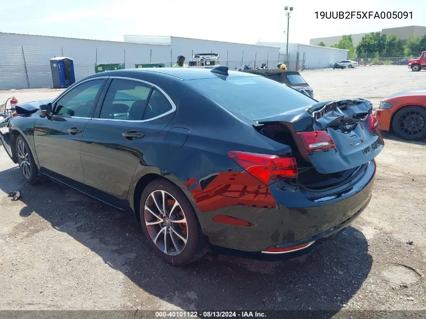 2015 Acura Tlx V6 Tech VIN: 19UUB2F5XFA005091 Lot: 40101122