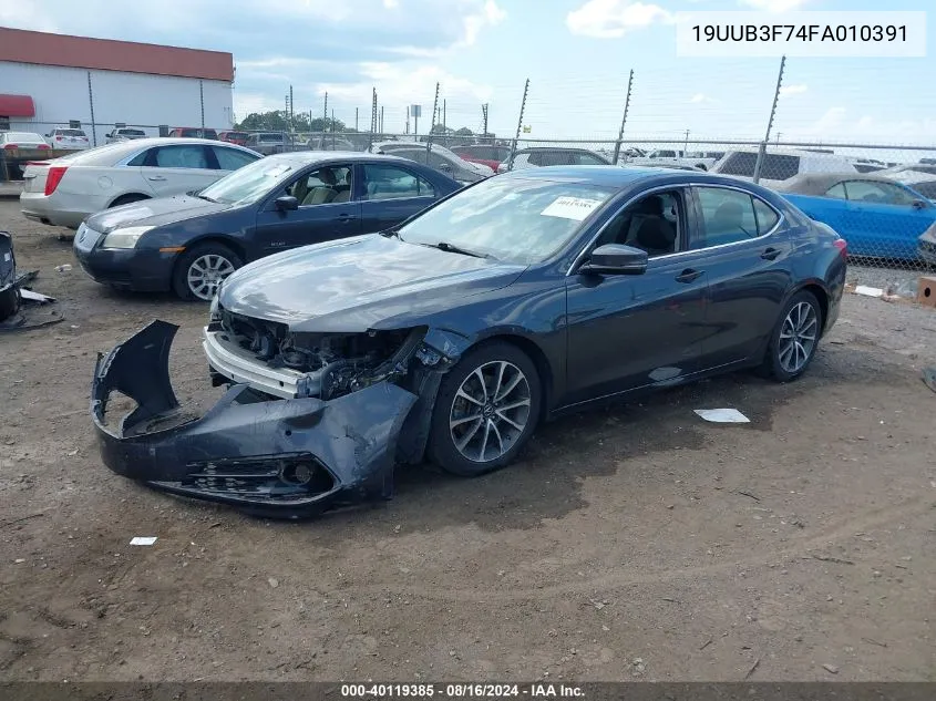 19UUB3F74FA010391 2015 Acura Tlx V6 Advance