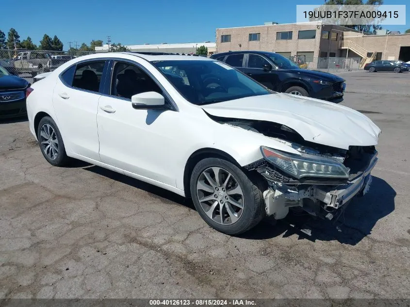 2015 Acura Tlx VIN: 19UUB1F37FA009415 Lot: 40126123