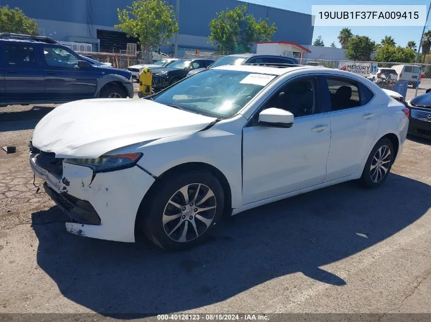 2015 Acura Tlx VIN: 19UUB1F37FA009415 Lot: 40126123