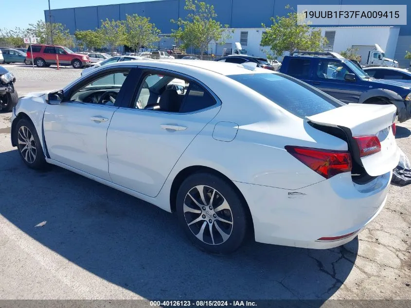 2015 Acura Tlx VIN: 19UUB1F37FA009415 Lot: 40126123