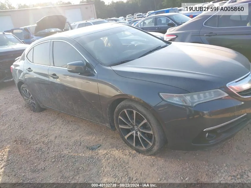 2015 Acura Tlx V6 Tech VIN: 19UUB2F59FA005860 Lot: 40132739