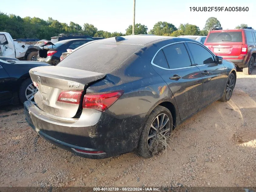 2015 Acura Tlx V6 Tech VIN: 19UUB2F59FA005860 Lot: 40132739