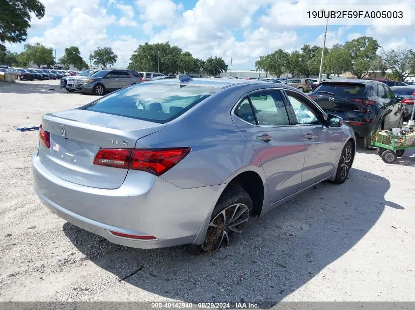 19UUB2F59FA005003 2015 Acura Tlx V6 Tech