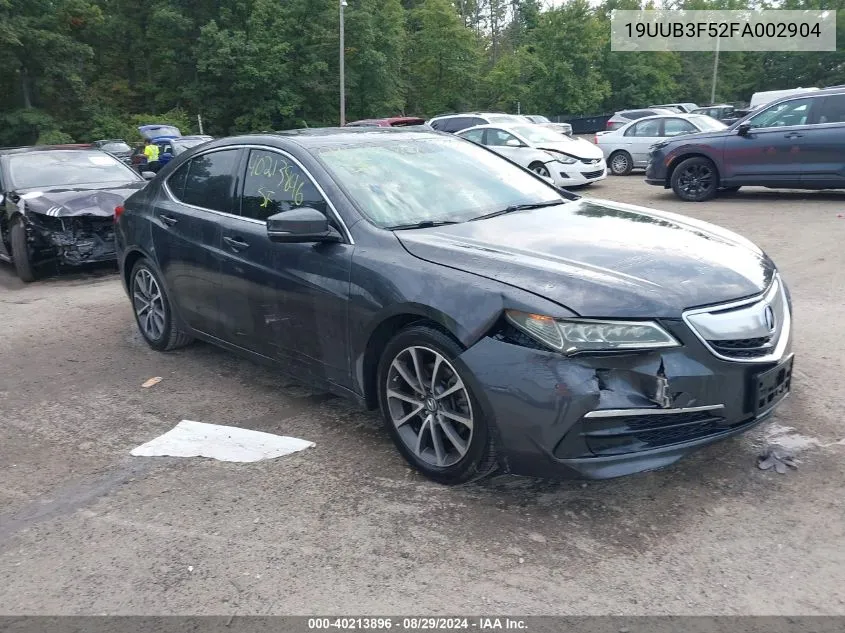 2015 Acura Tlx V6 Tech VIN: 19UUB3F52FA002904 Lot: 40213896