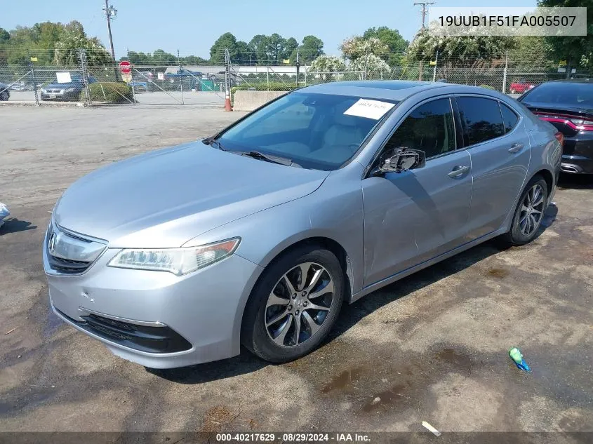 2015 Acura Tlx Tech VIN: 19UUB1F51FA005507 Lot: 40217629