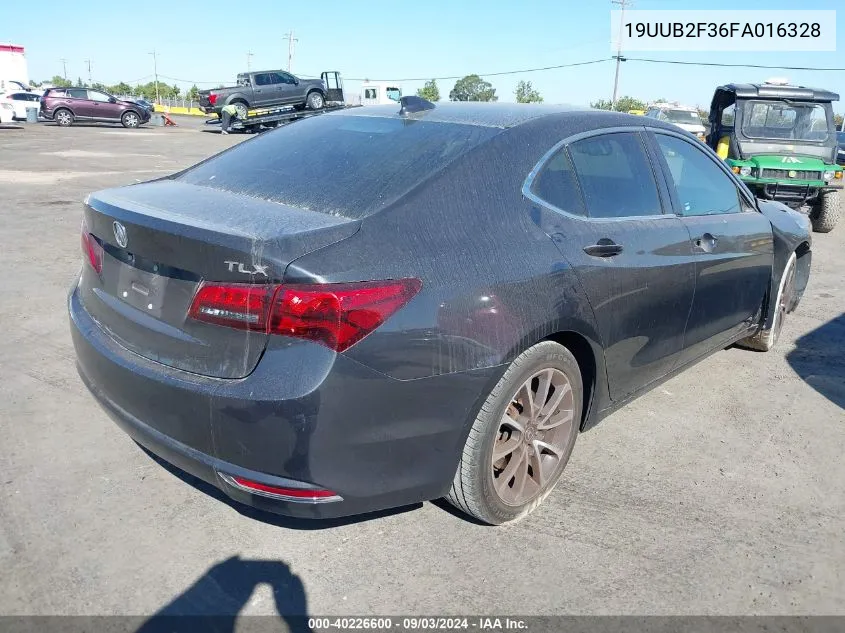 2015 Acura Tlx V6 VIN: 19UUB2F36FA016328 Lot: 40226600