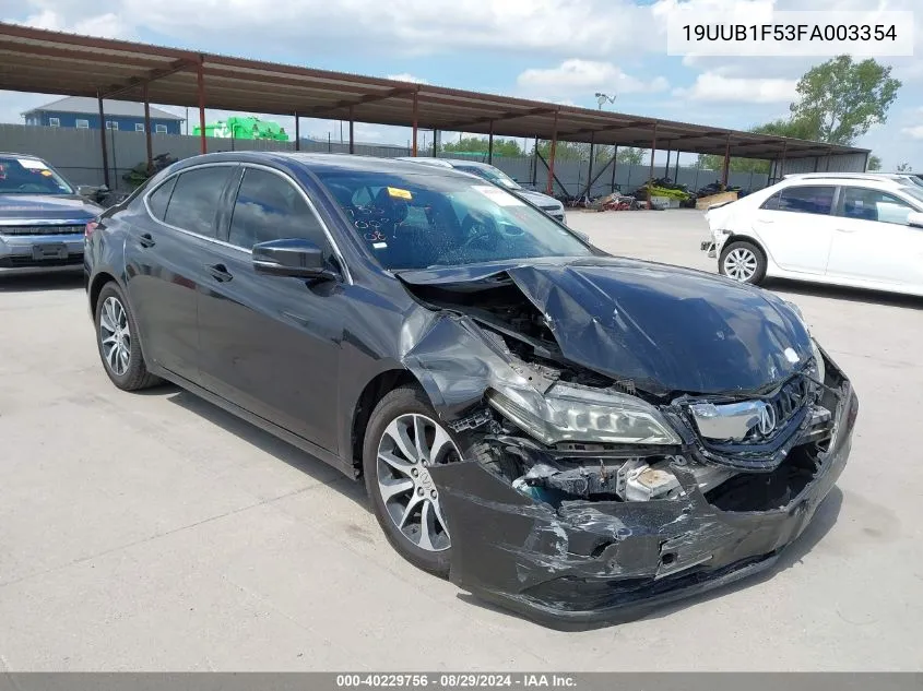 2015 Acura Tlx Tech VIN: 19UUB1F53FA003354 Lot: 40229756