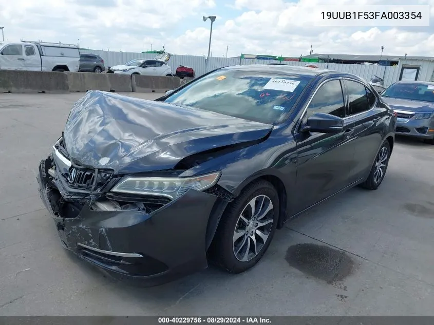 2015 Acura Tlx Tech VIN: 19UUB1F53FA003354 Lot: 40229756