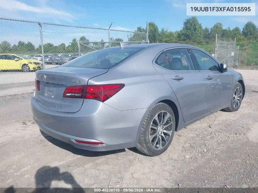 2015 Acura Tlx VIN: 19UUB1F3XFA015595 Lot: 40238110