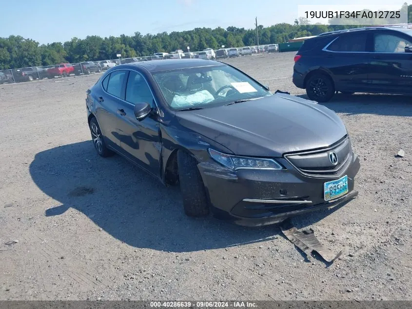 2015 Acura Tlx VIN: 19UUB1F34FA012725 Lot: 40286639