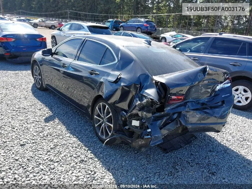 2015 Acura Tlx Tech VIN: 19UUB3F50FA003176 Lot: 40301710