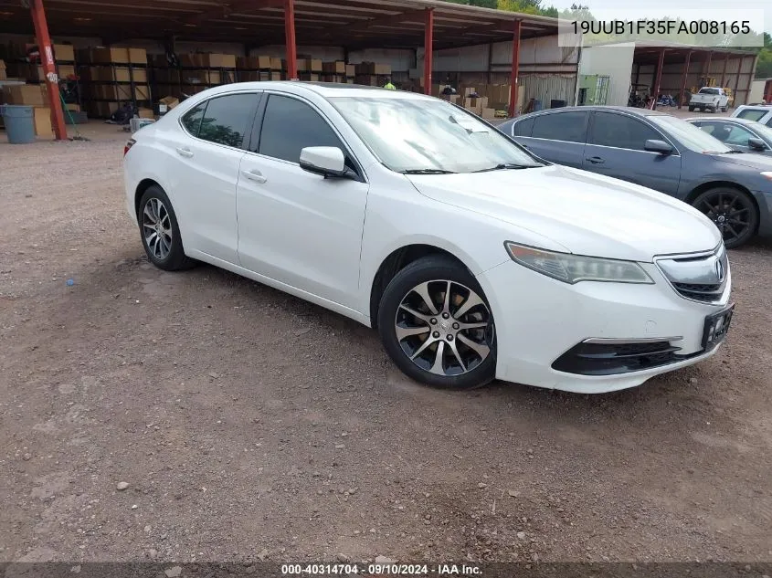 2015 Acura Tlx VIN: 19UUB1F35FA008165 Lot: 40314704