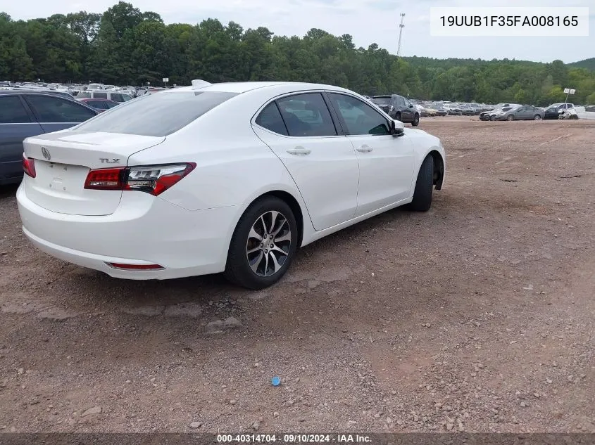 2015 Acura Tlx VIN: 19UUB1F35FA008165 Lot: 40314704