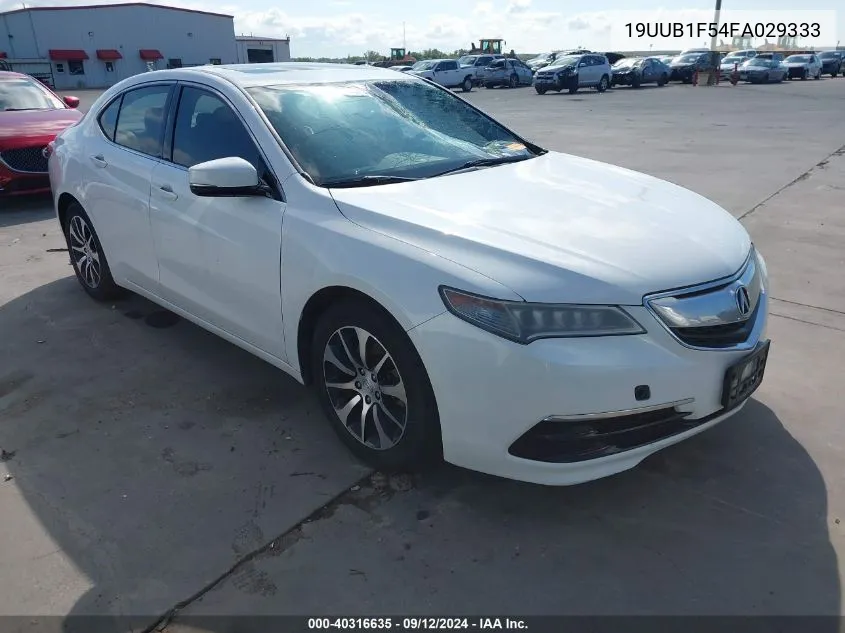 2015 Acura Tlx Tech VIN: 19UUB1F54FA029333 Lot: 40316635