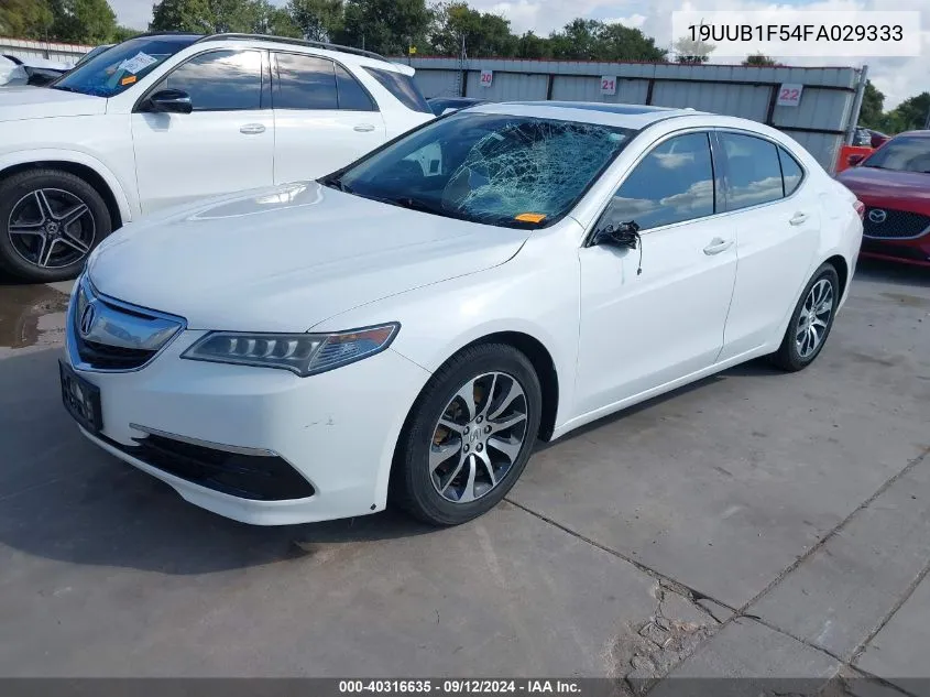 2015 Acura Tlx Tech VIN: 19UUB1F54FA029333 Lot: 40316635