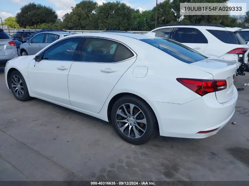 2015 Acura Tlx Tech VIN: 19UUB1F54FA029333 Lot: 40316635