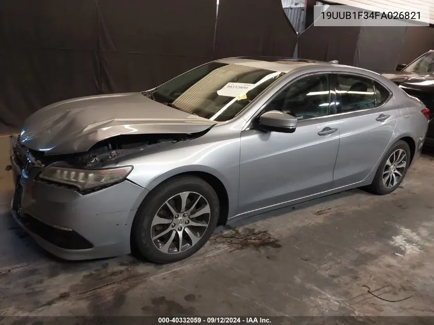 19UUB1F34FA026821 2015 Acura Tlx