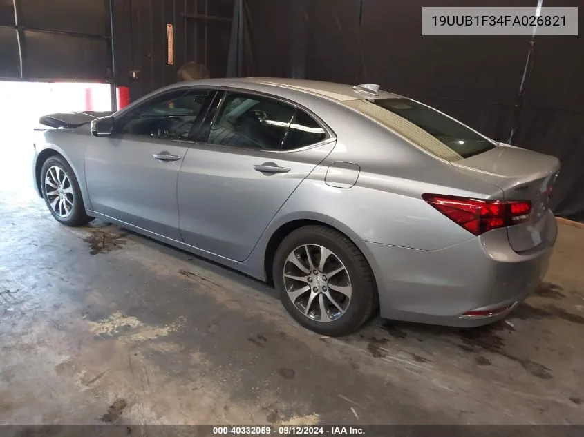 19UUB1F34FA026821 2015 Acura Tlx