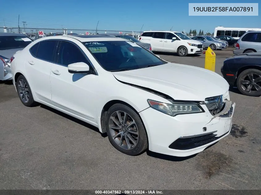 2015 Acura Tlx Tech VIN: 19UUB2F58FA007891 Lot: 40347562