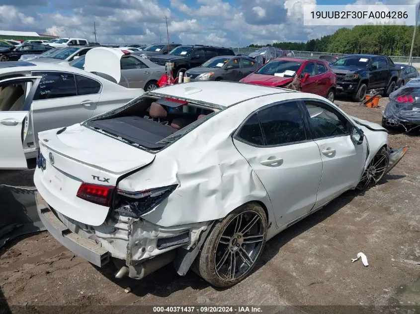 2015 Acura Tlx V6 VIN: 19UUB2F30FA004286 Lot: 40371437