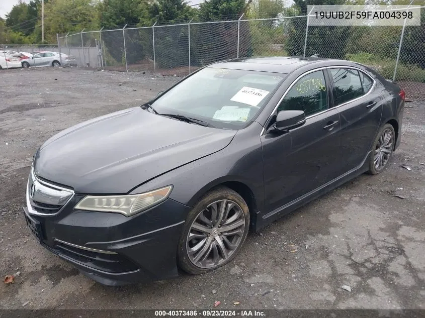 2015 Acura Tlx Tech VIN: 19UUB2F59FA004398 Lot: 40373486