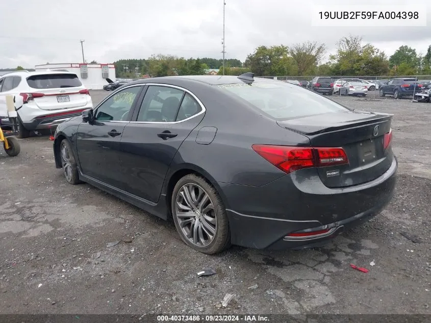 2015 Acura Tlx Tech VIN: 19UUB2F59FA004398 Lot: 40373486