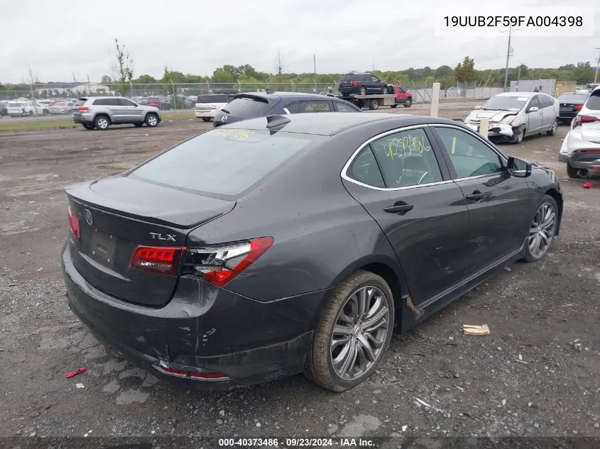 2015 Acura Tlx Tech VIN: 19UUB2F59FA004398 Lot: 40373486