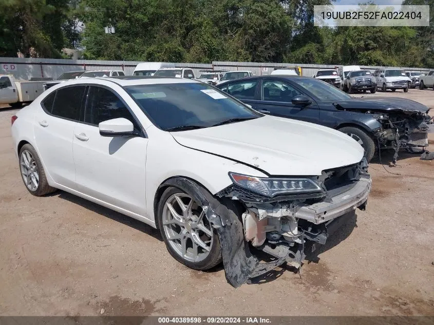 2015 Acura Tlx V6 Tech VIN: 19UUB2F52FA022404 Lot: 40389598