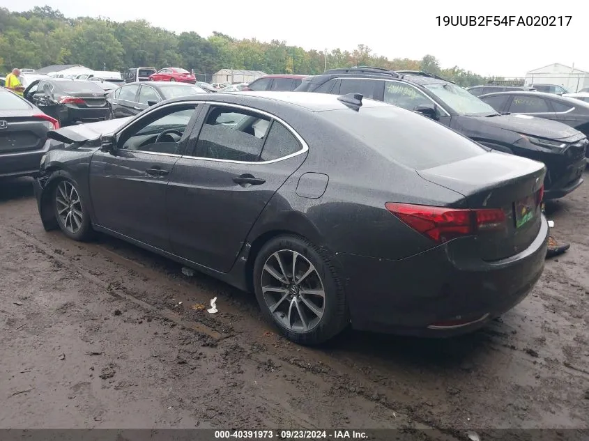 2015 Acura Tlx V6 Tech VIN: 19UUB2F54FA020217 Lot: 40391973