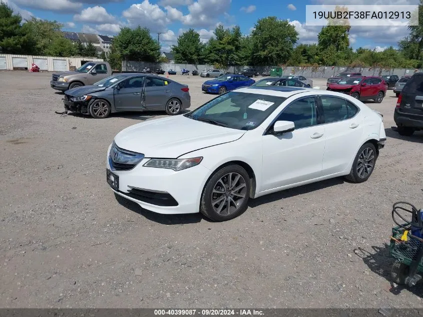 2015 Acura Tlx V6 VIN: 19UUB2F38FA012913 Lot: 40399087