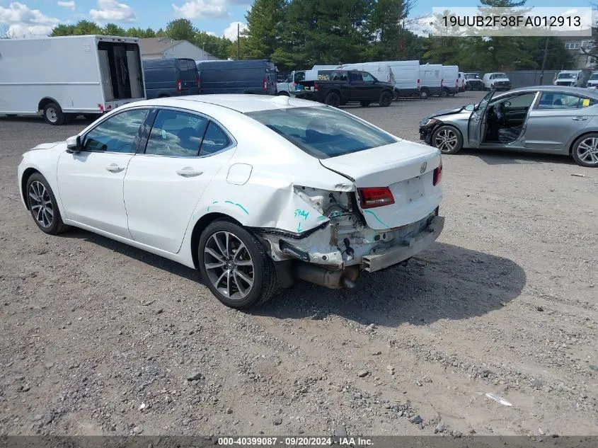 2015 Acura Tlx V6 VIN: 19UUB2F38FA012913 Lot: 40399087