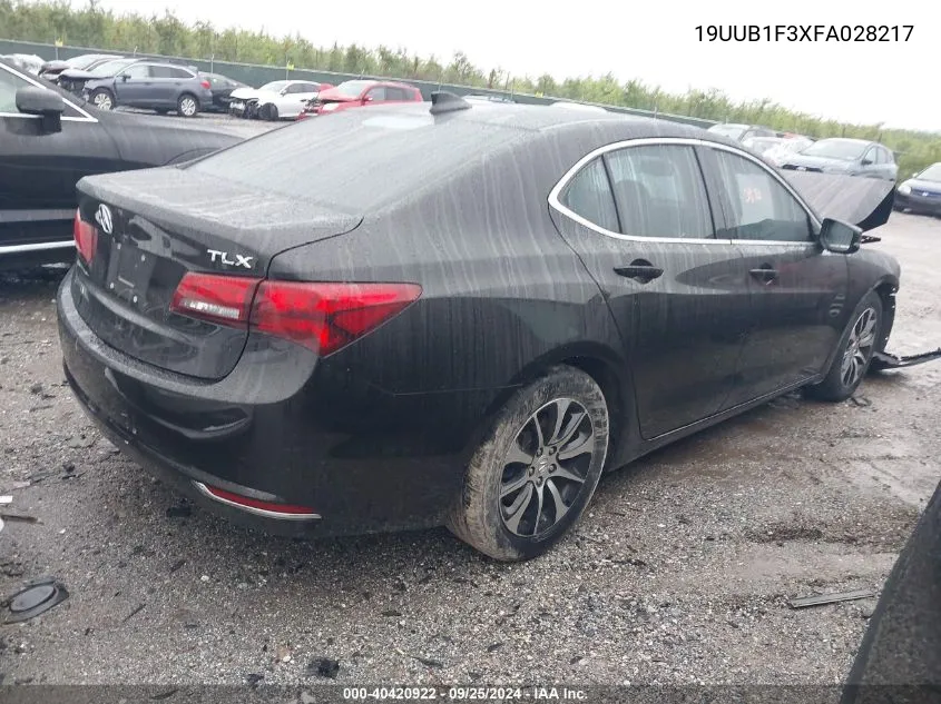 2015 Acura Tlx VIN: 19UUB1F3XFA028217 Lot: 40420922