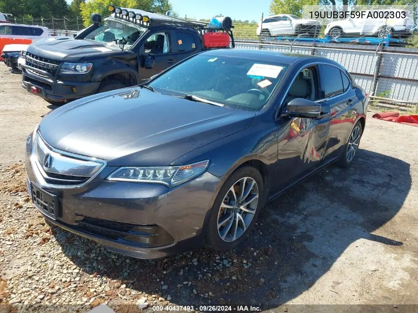 2015 Acura Tlx Tech VIN: 19UUB3F59FA002303 Lot: 40437493