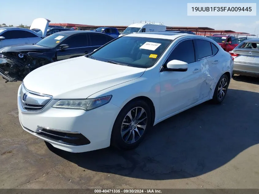 2015 Acura Tlx VIN: 19UUB1F35FA009445 Lot: 40471335