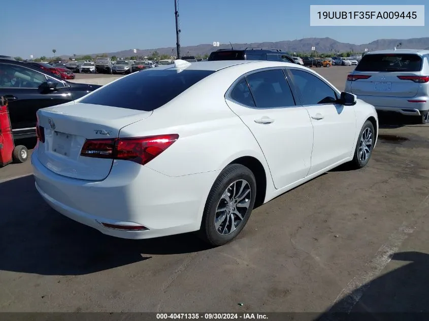 2015 Acura Tlx VIN: 19UUB1F35FA009445 Lot: 40471335