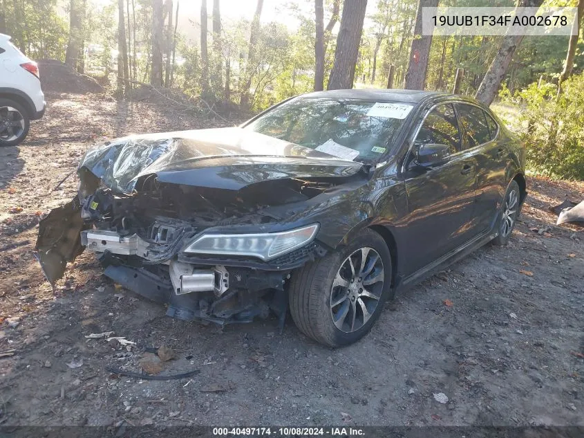 2015 Acura Tlx VIN: 19UUB1F34FA002678 Lot: 40497174