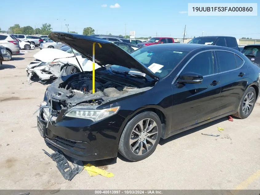 2015 Acura Tlx Tech VIN: 19UUB1F53FA000860 Lot: 40513997