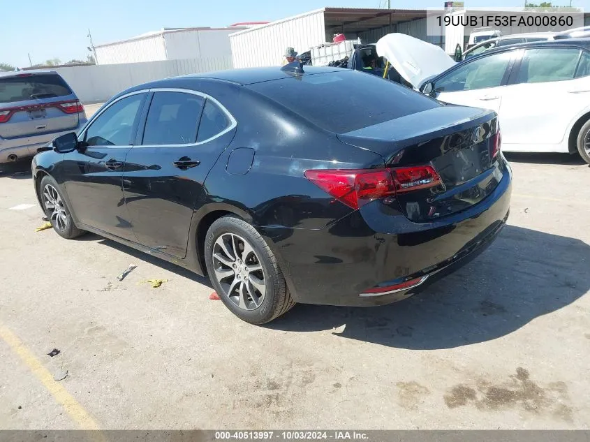 2015 Acura Tlx Tech VIN: 19UUB1F53FA000860 Lot: 40513997