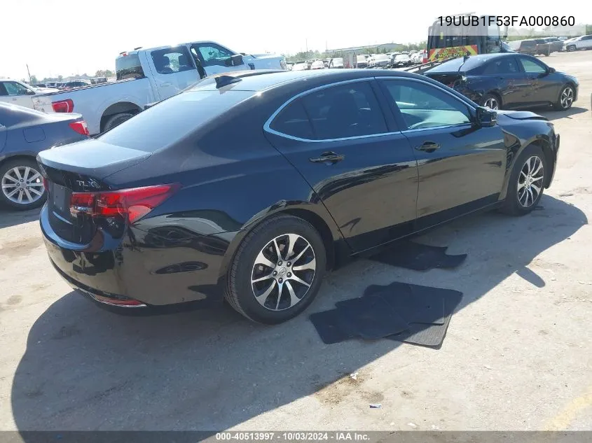 2015 Acura Tlx Tech VIN: 19UUB1F53FA000860 Lot: 40513997