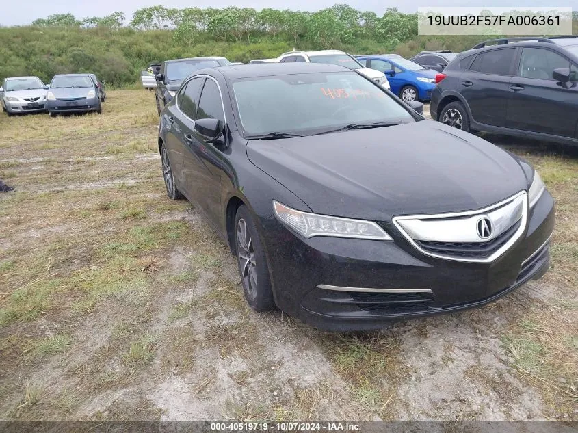 2015 Acura Tlx Tech VIN: 19UUB2F57FA006361 Lot: 40519719