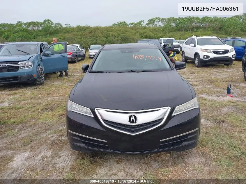 2015 Acura Tlx Tech VIN: 19UUB2F57FA006361 Lot: 40519719