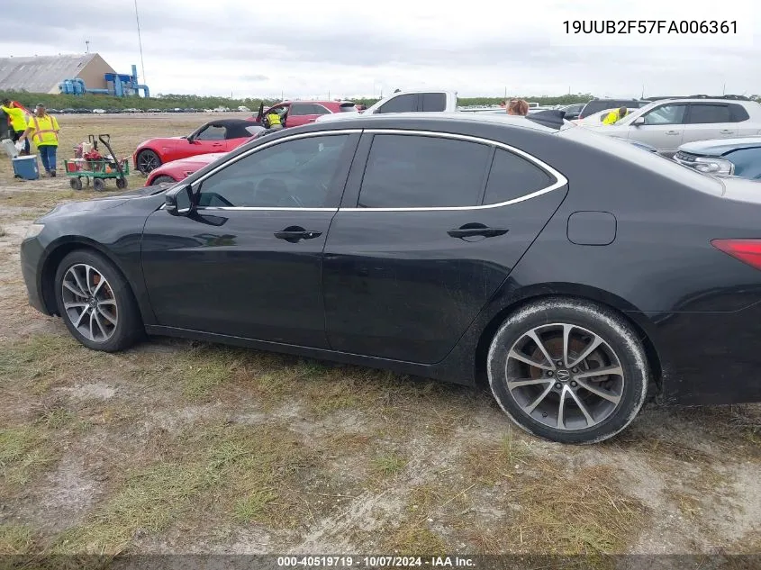 2015 Acura Tlx Tech VIN: 19UUB2F57FA006361 Lot: 40519719