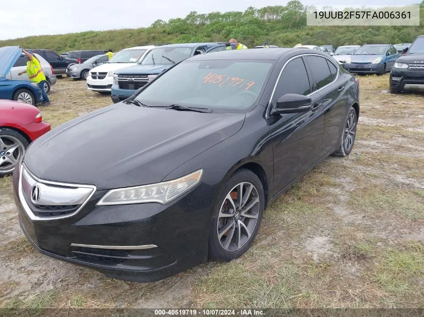 2015 Acura Tlx Tech VIN: 19UUB2F57FA006361 Lot: 40519719