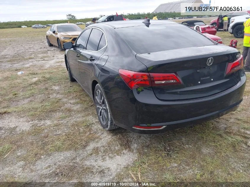 2015 Acura Tlx Tech VIN: 19UUB2F57FA006361 Lot: 40519719